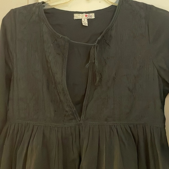 3‎ for $25! Joie vintage boho Black Dress, size small - Picture 4 of 9